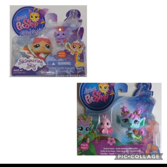 Littlest Pet Shop Fairies LPS bundle of 4 - Picture 1 of 11